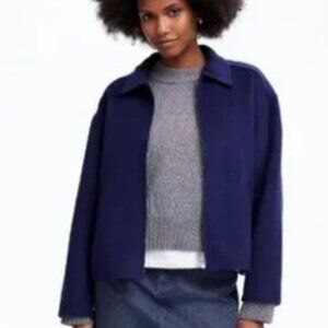 Double-Faced Rounded-Sleeve Jacket